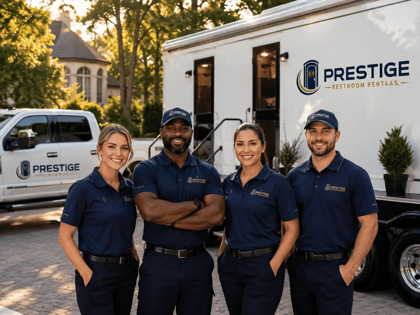 Trusted Luxury Portable Restrooms company in Voltaire, ND